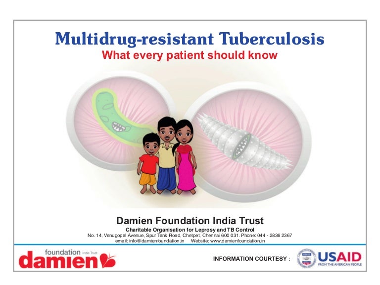 Multidrugresistant Tuberculosis What every patient should know...