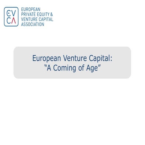 DFJ Esprit -  why european vc evca study