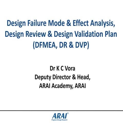DFMEA DR & DVP 261113 KCV