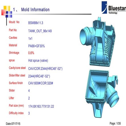  DFM (design for manufacturing) example   bluestar mould - automotive mold ma...
