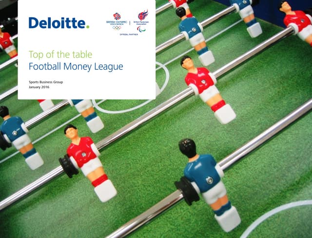 Deloitte Football Money League - To...