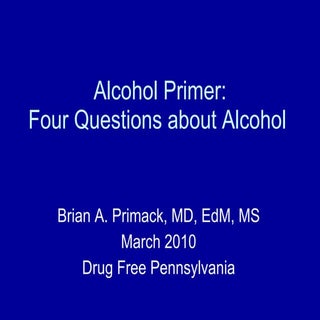 Alcohol Primer