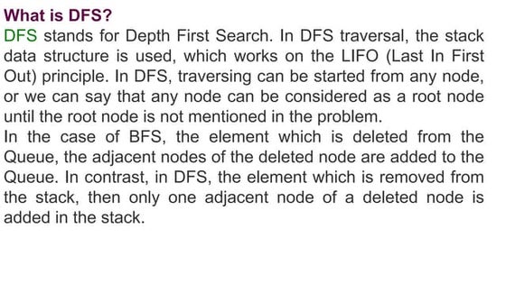 Depth-First Search | PPT