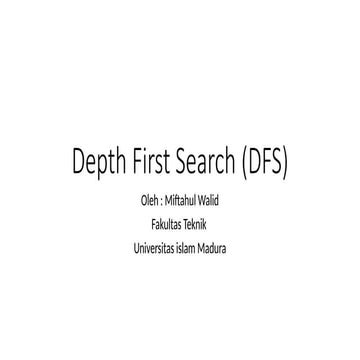 Pengenalan Metode Deep First Search .pptx