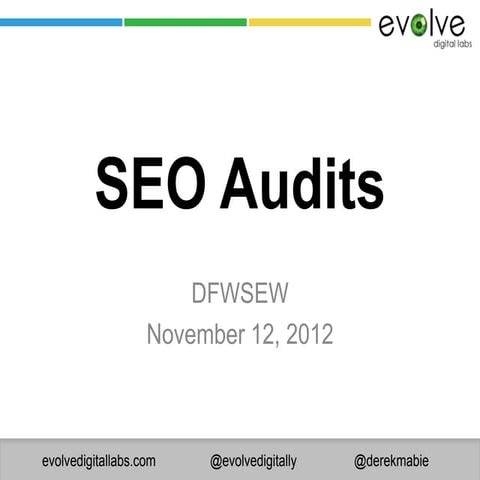 SEO Audits for DFWSEM State of Search 