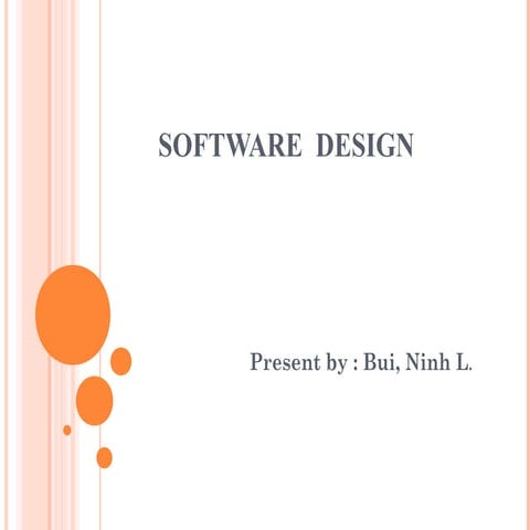 Software Design | PPT