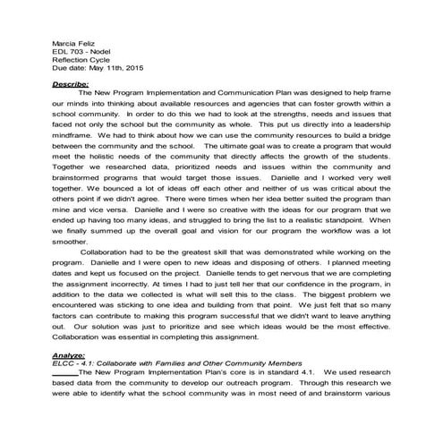 703   reflection cycle