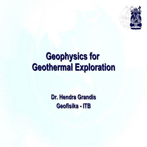 Geofisika Geotermal