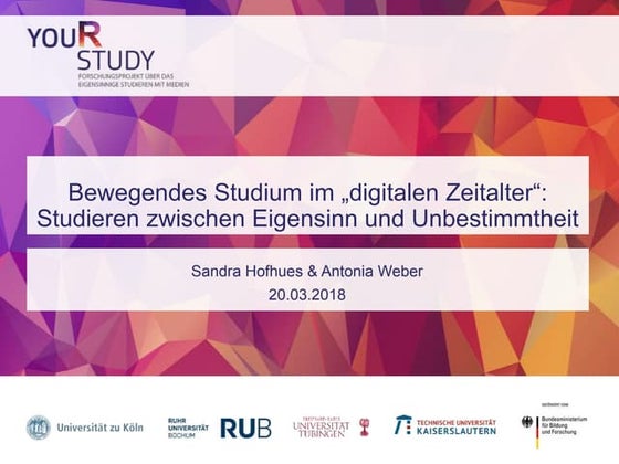 Bewegendes Studium im "digitalen Zeitalter": Studieren zwischen Eigensinn und...