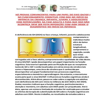 DGH NO INÍCIO DA INFÂNCIA ALÉM DE LEVAR À BAIXA ESTATURA, COMPROMETE A COGNIÇ...