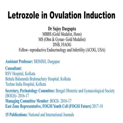 Letrozole as Ovulation Inducer