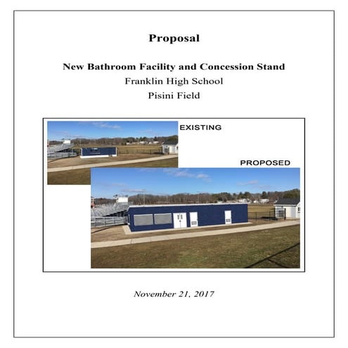 Concession Stand Proposal