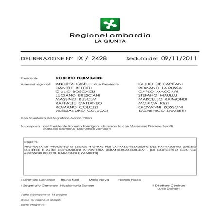 Dgr 2428 edilizia casa