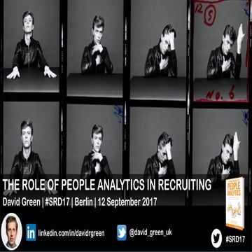 The role of People Analytics in recruiting