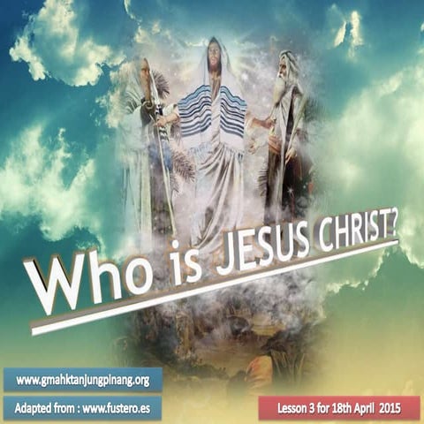 Sabbath School lesson 3, 2nd quarter of 2015