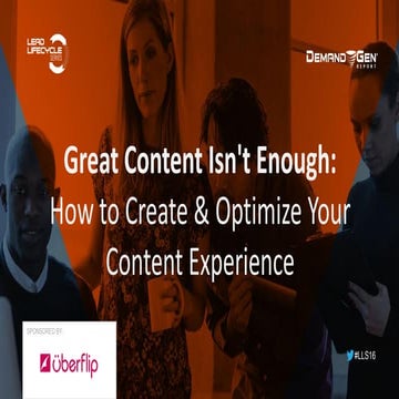 Great content isn't enough!