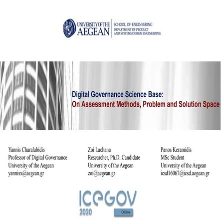 Digital Governance Science Base 