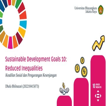 Sustainable Development Goals (SDGs) 10: Reduced Inequalities yang ...