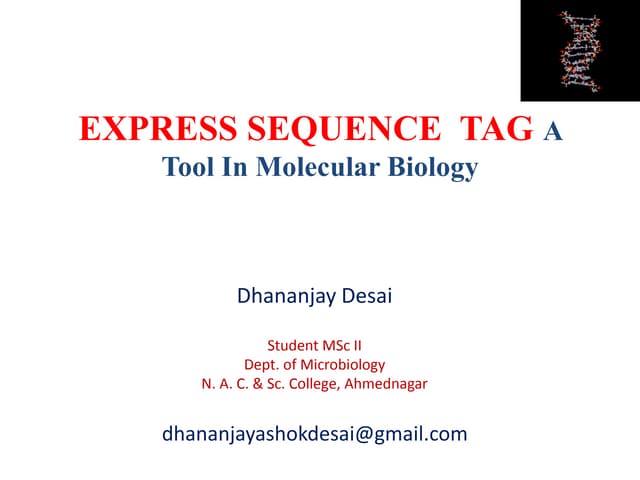 Express sequence tags