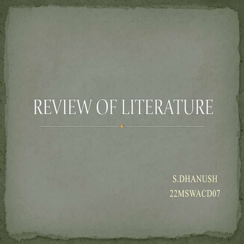 Review of litreature.pptx