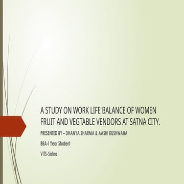 WORK LIFE BALANCE PPT..pptx work life balance presentation prepared and ...