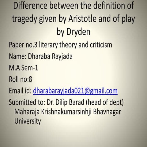 Literary theory and criticism