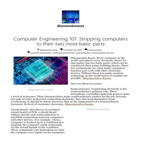 Computer Engineering 101: Stripping computers to their two most basic parts