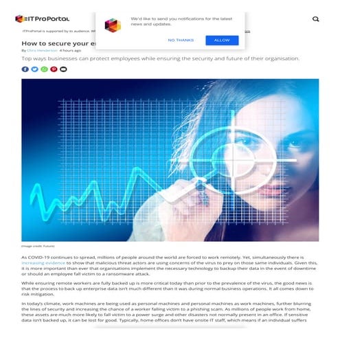 How to secure your enterprise data during Covid-19