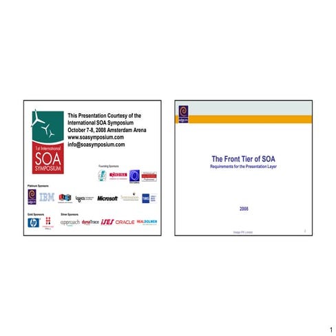 Dharmes  Mistry    Tony De  Bree   S O A Business Persp V1b