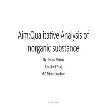 Dhaval Nakum QA for inorganic substances.pptx