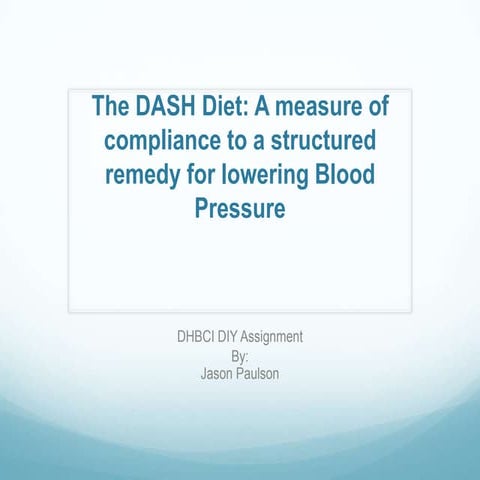Dhbci diy ppt DASH pres. 