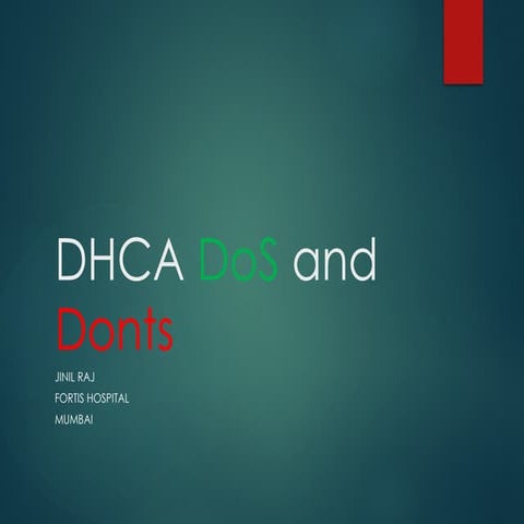 Deep Hypothermic Circulatory Arrest DOs and Donts