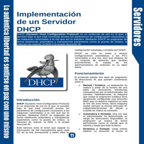 Implementación de un Servidor DHCP