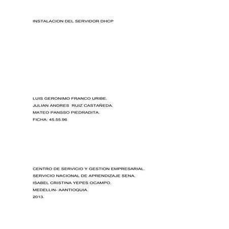 Dhcp windows server 2012 | PPTX
