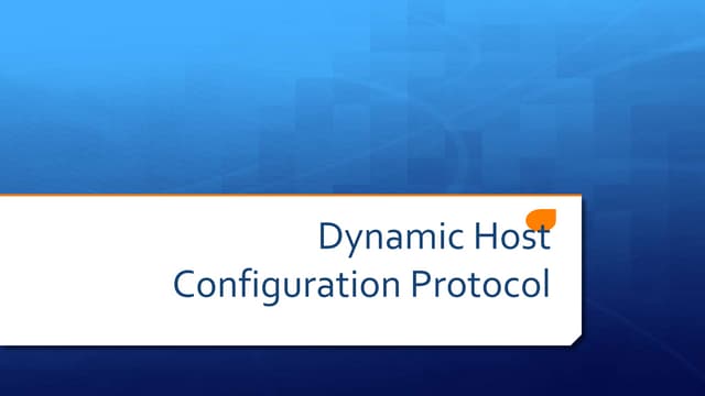 DHCP