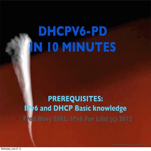 Dhcp pd in brief