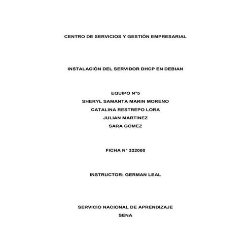 Dhcp en debian