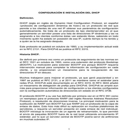 PDF DHCP