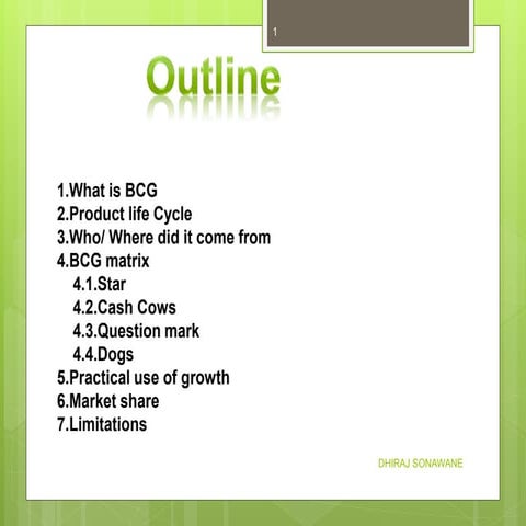 3A. BCG Matrix Fred R Davis Strategic Mngmt | PPT