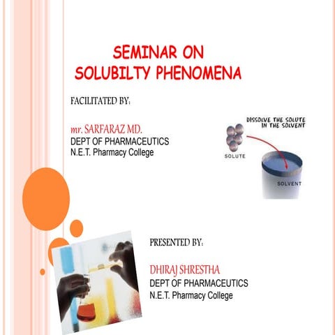 Solubility by Dhiraj Shrestha