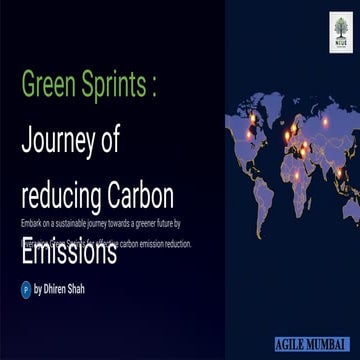 Agile Mumbai 27-28th Sep 2024 | Green Sprints by Dhiren Shah