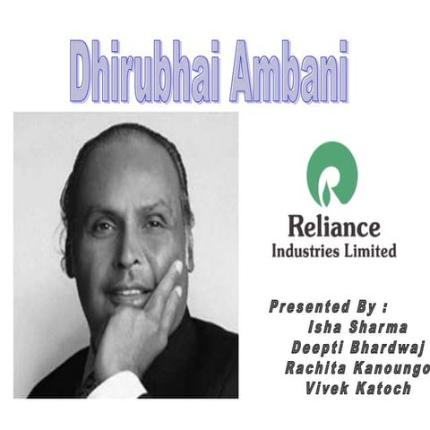 Dhirubhai ambani