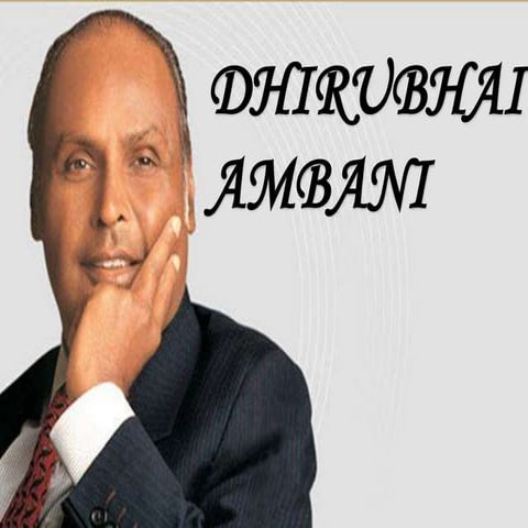 Dhiru bhai ambani