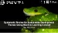 Systematic Review for Sustainable Development Themes Using Machine ...