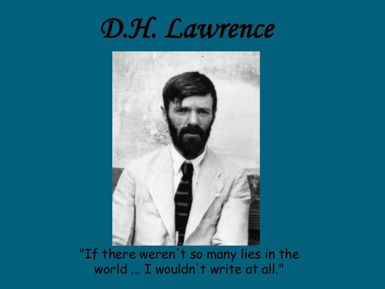 Dh Lawrence English102 6pm