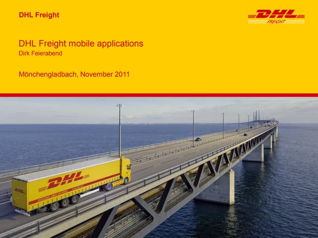 Mobile Applikationen: DHL Freight