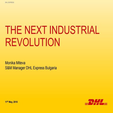 Next industrial revolution - Monika Miteva @ eCommCongress