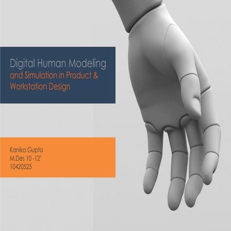 Digital Human Modelling (DHM)
