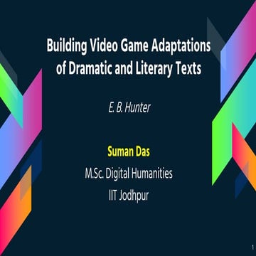 Video Game and Literary Texts