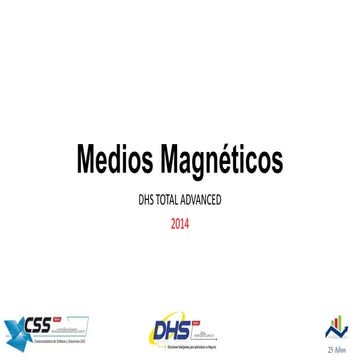 Dhs TOTAL  Medios Magnéticos 2014